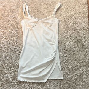 Elegant White Slip Dress